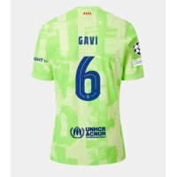 Camiseta Barcelona Paez Gavi #6 Tercera Equipación Replica 2024-25 mangas cortas